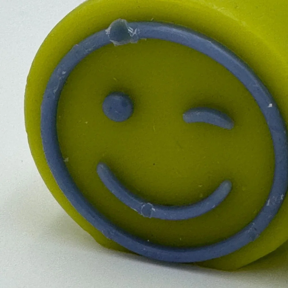 Green Smiley Face Candle Set Room Essentials 2 Pack Decor‎ 3